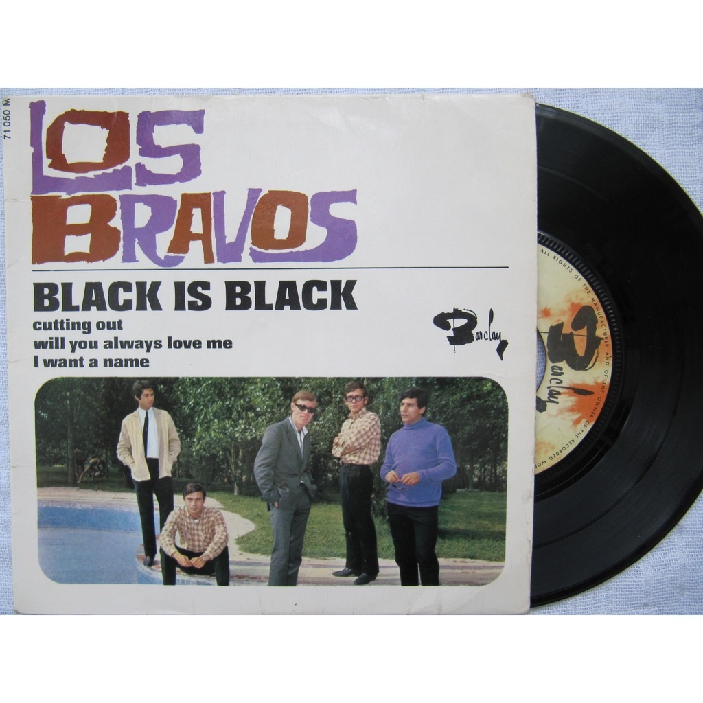 LOS BRAVOS black is black, 7INCH (EP) for sale on