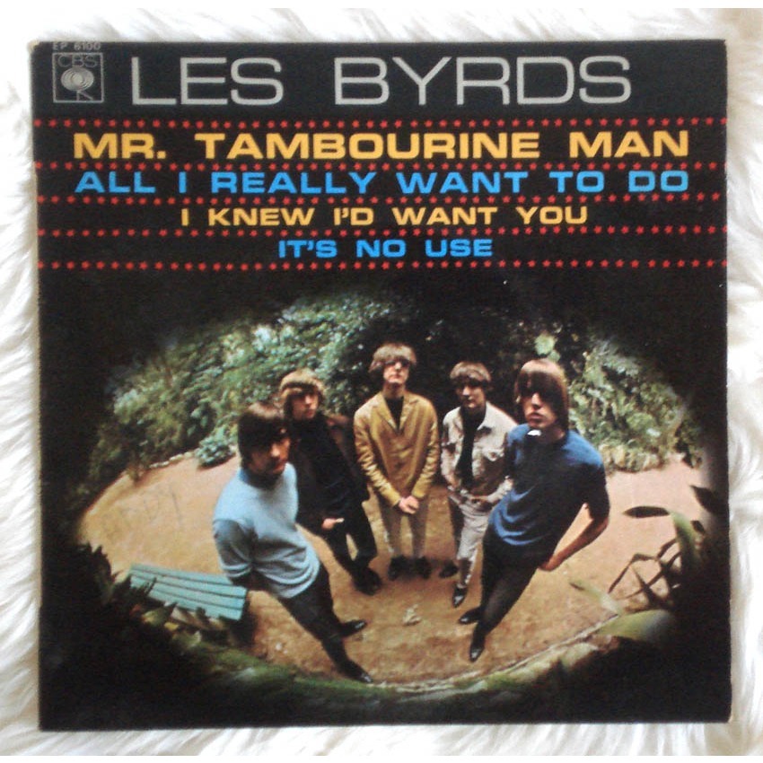 BYRDS mr.tambourine man + 3, 45T (EP 4 TITRES) en vente sur