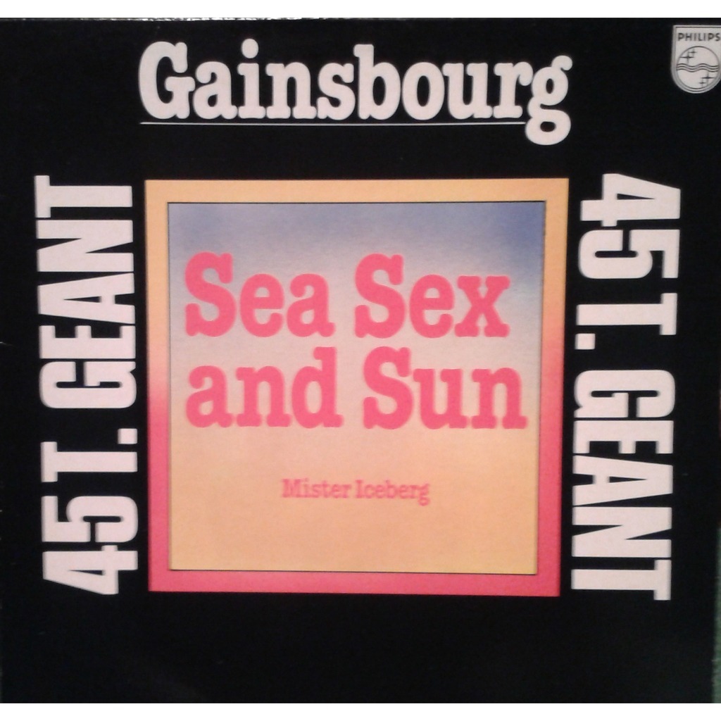 GAINSBOURG Sea Sex And Sun Mister Iceberg 12 INCH 45 RPM For Sale On