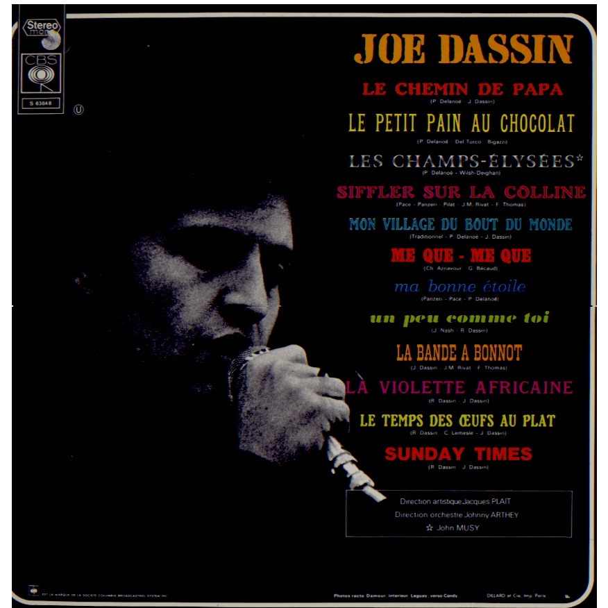 Le chemin de papa de Joe Dassin, 33T Gatefold chez grigo Ref115775818