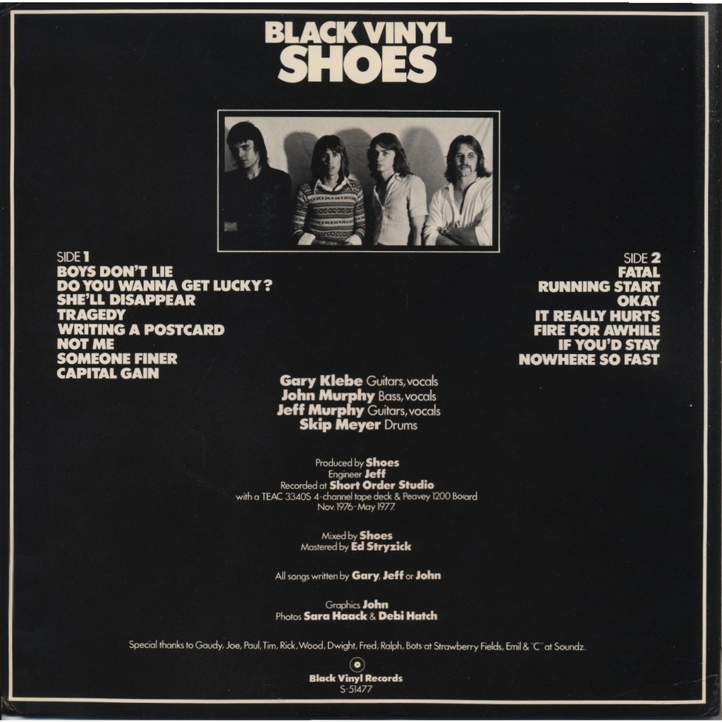 SHOES black vinyl shoes ( original ), LP for sale on