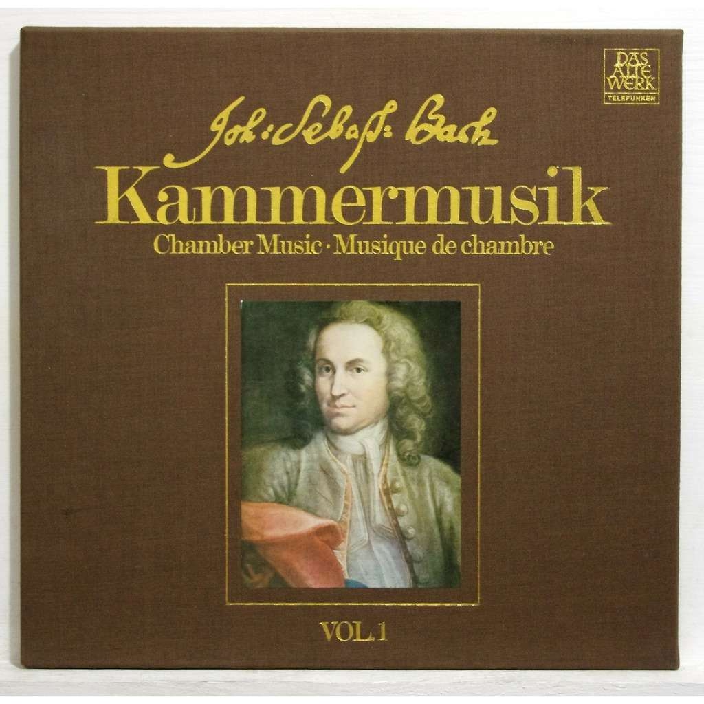 Js bach chamber music vol.1 6 violin sonatas by Nikolaus & Alice