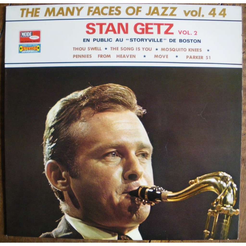 Getz, Stan Stan Getz vol.2 en public au Storyville de Boston - 115946559