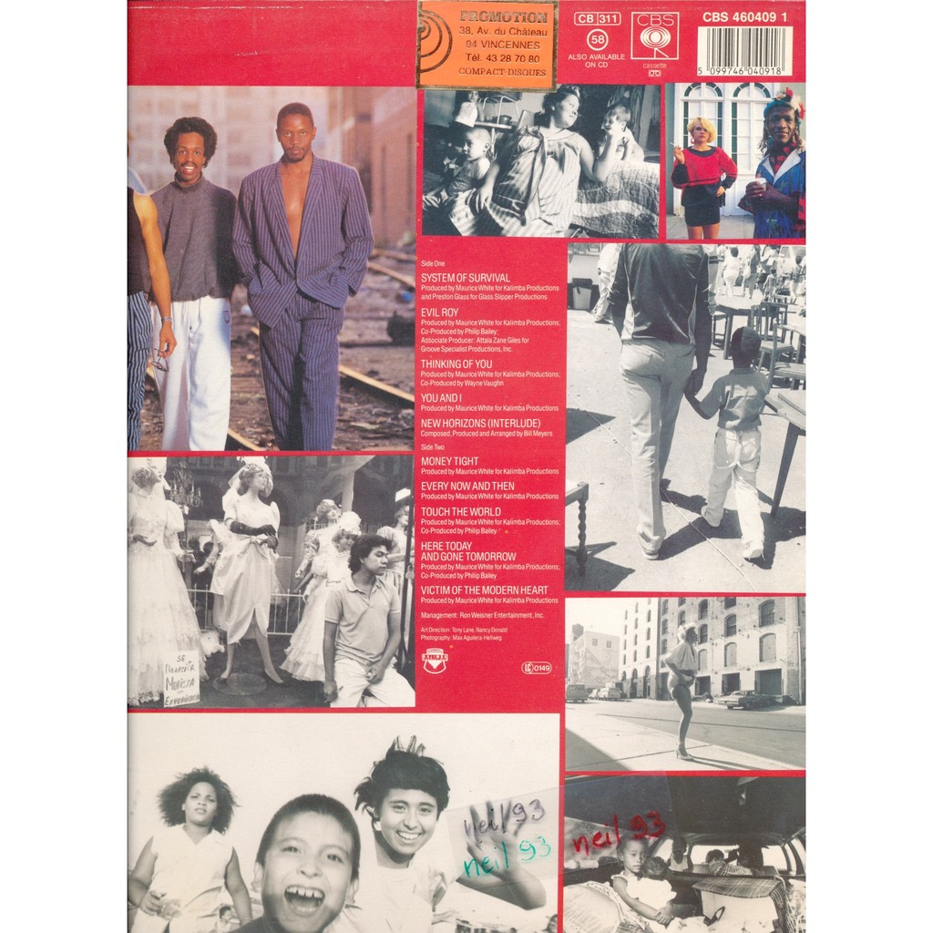 touch the world EARTH WIND & FIRE ( LP ) 売り手： neil93 Id116054975