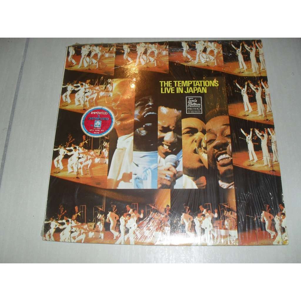 Live In Japan By The Temptations Lp With Oliveblues Ref116592195 