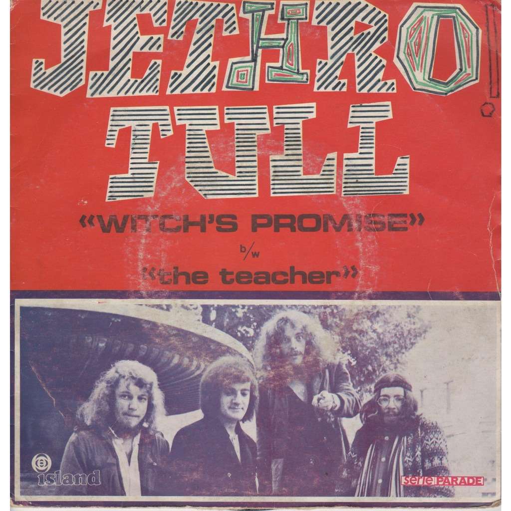 witch's promise / the teacher by JETHRO TULL, SP with prenaud