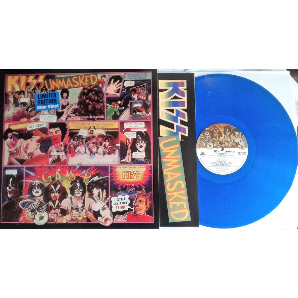 Unmasked Usa 2021 Ltd Re 11 Trk Blu Wax Lp On Casablanca Lbl Stickered