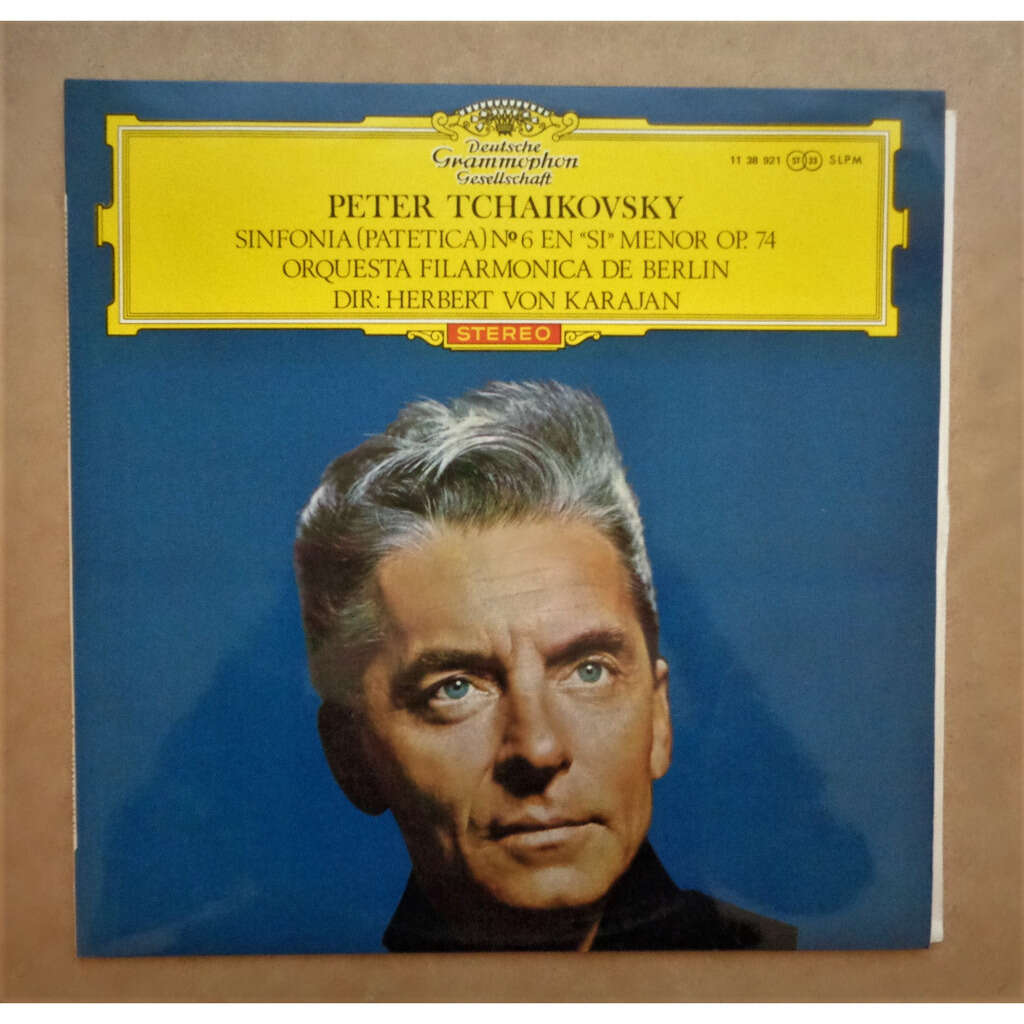 Tchaikovsky Symphony Nr Pathetique By Herbert Von Karajan Bpo Lp