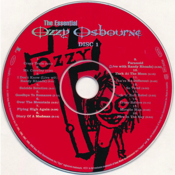 The Essential Ozzy Osbourne By Ozzy Osbourne CD X 2 With Blancamusic