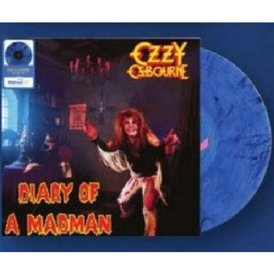 Ozzy Osbourne Diary Of Madman Blue Colour Vinyl By Ozzy Osbourne