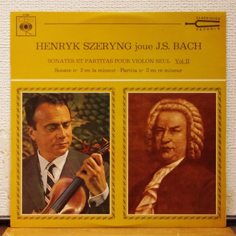 Bach : sonatas and partitas for solo violin vol.2 by Henryk