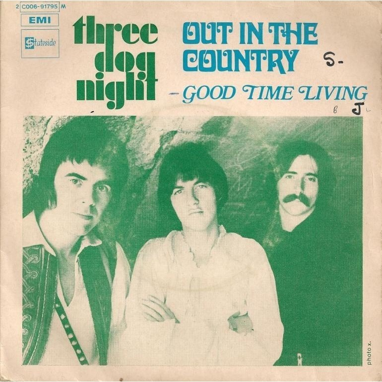 Out in the country / good time living by Three Dog Night, SP with  corcyhouse - Ref:115476311