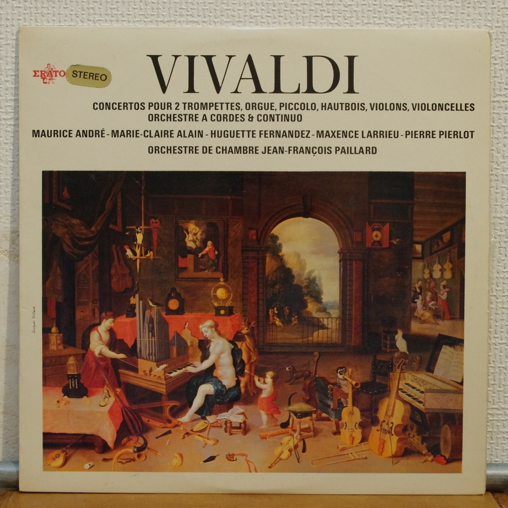 Vivaldi concertos for 2 trumpets, organ, piccolo, oboe, violins, cellos