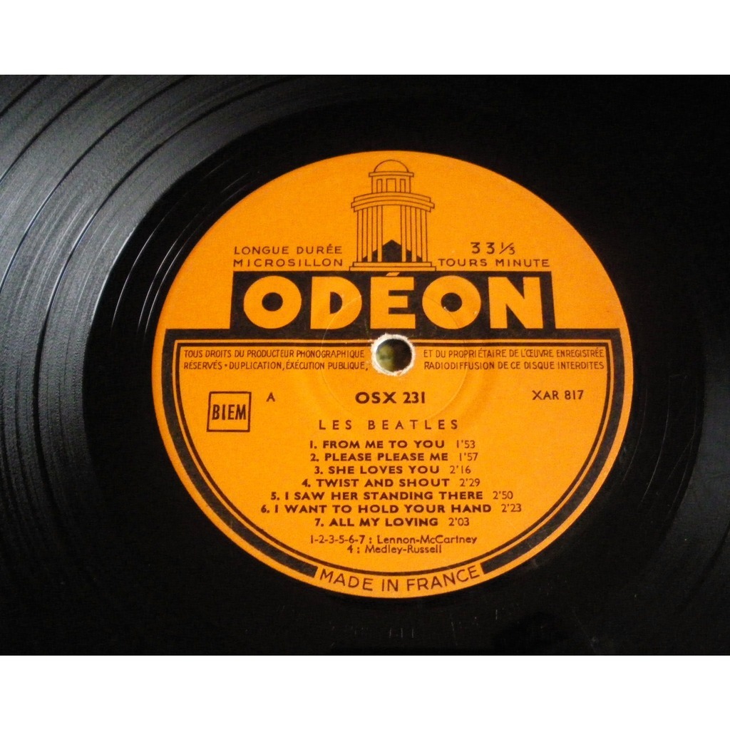 Dans leurs 14 plus grands succès de Beatles, 33T chez paskale Ref