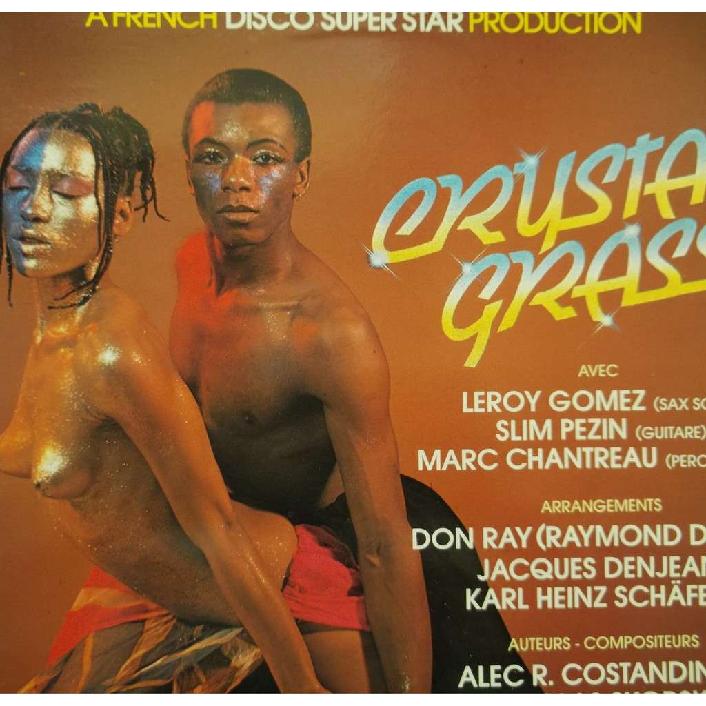 A french disco super star production by Crystal Grass, LP with