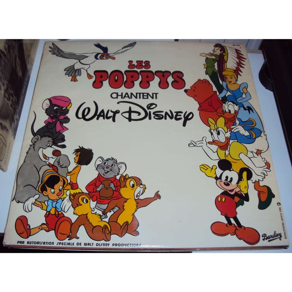 Chantent walt disney by Les Poppys, LP with sounds_set_bd Ref115773606