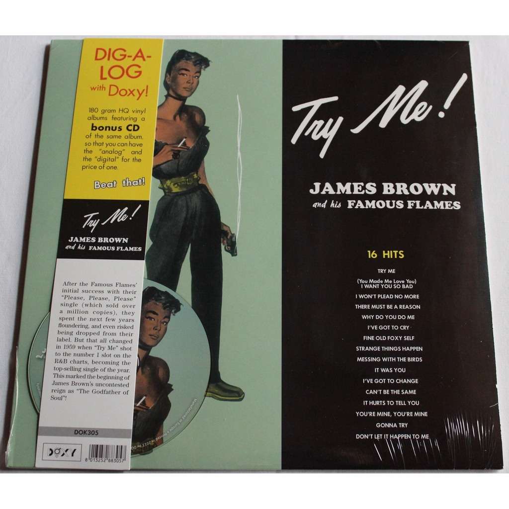 Try me (lp+cd) by James Brown, LP 180220 gr with rocknrollbazar Ref
