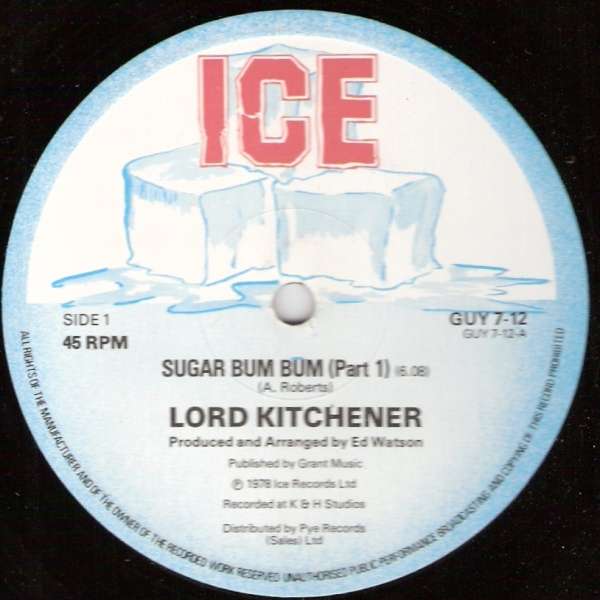 Sugar Bum Bum By Lord Kitchener 12inch With French Connection