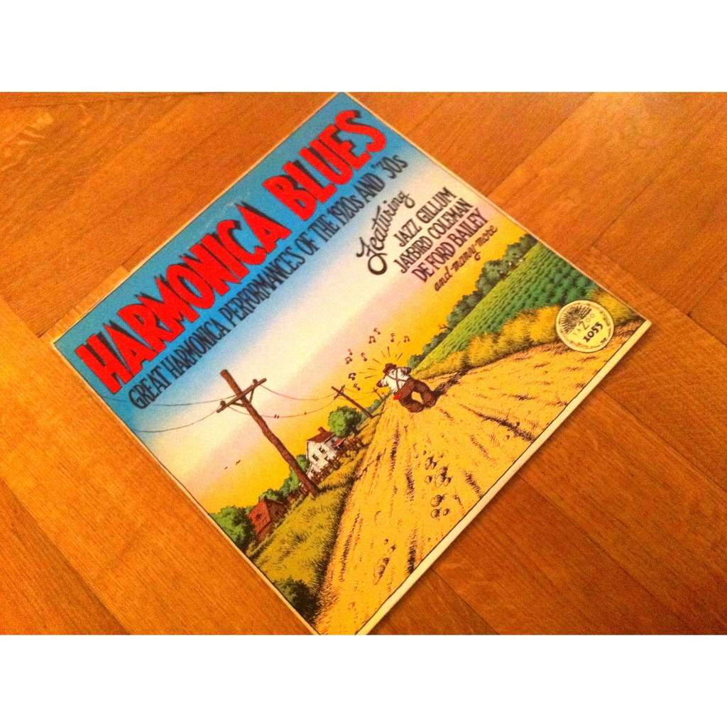 Harmonica blues / superb crumb cover yazoo nm by Jazz Gillum + Al / Robert Crumb Cover Yazoo Nm