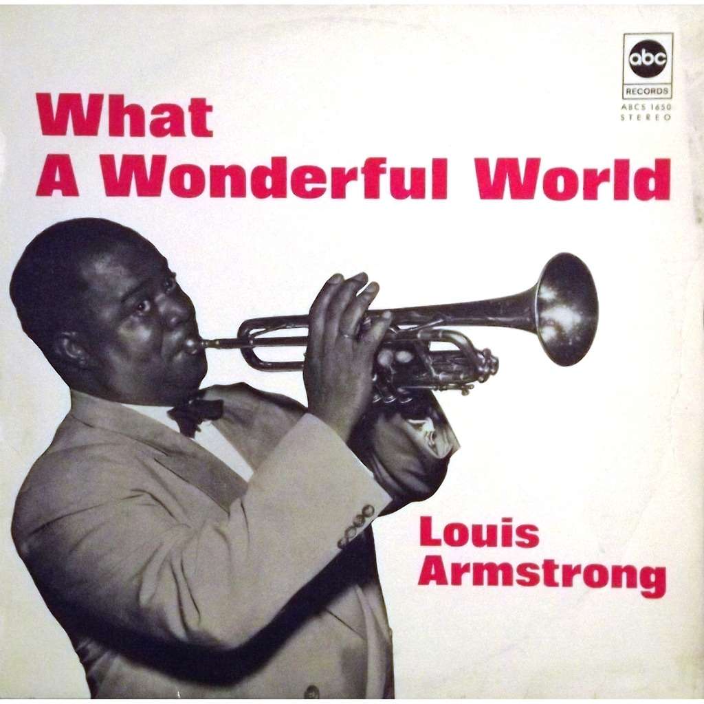 What a wonderful world by Louis Armstrong, LP with vinyl59 - Ref:115879328