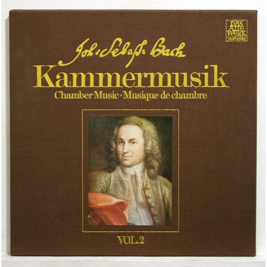 Js bach chamber music vol.2 6 flute sonatas by Frans Bruggen