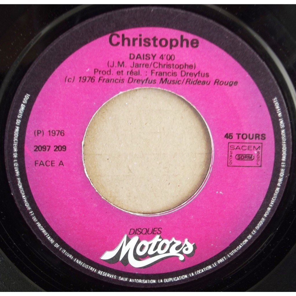 Daisy / macadam de Christophe, SP chez vinyl59 Ref115918385