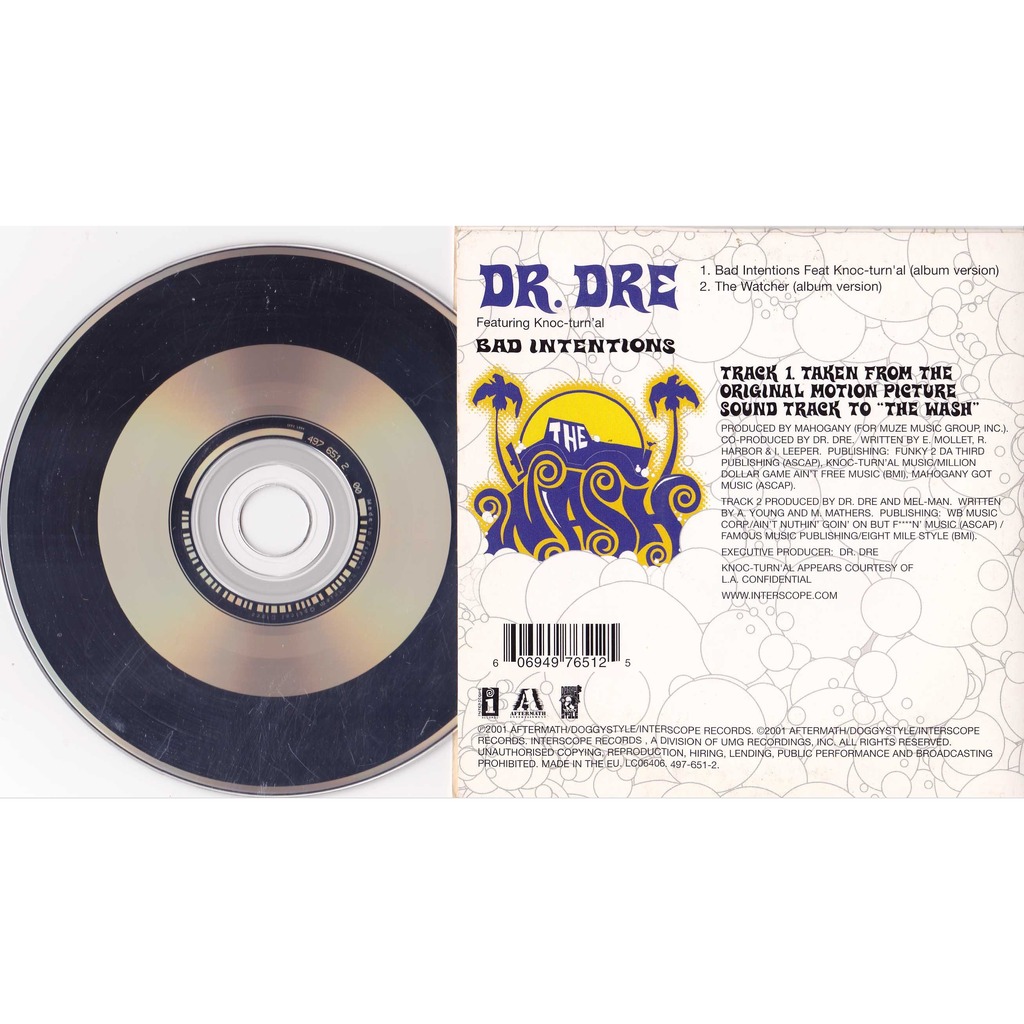 cd single dr dre the watcher