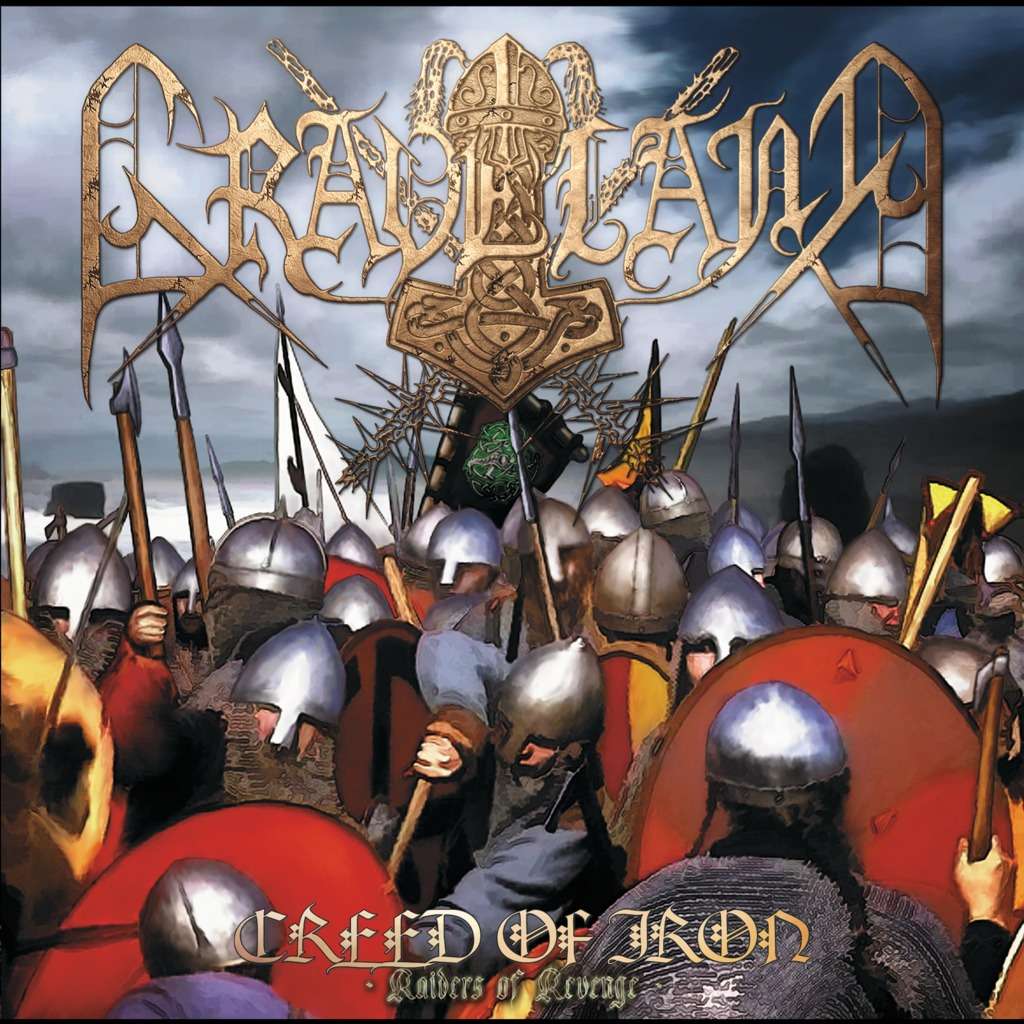 GRAVELAND creed of iron raiders of revenge. black vinyl, DOUBLE LP