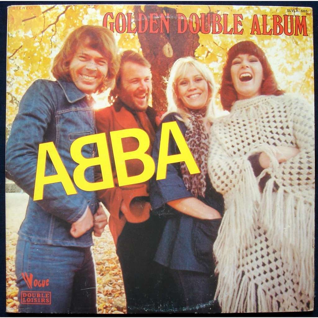 Golden double album 2 lp ( fernando , mamma mia , waterloo , so long , sos ) by Abba, LP x 2