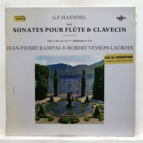 Handel flute sonatas vol.1 by JeanPierre Rampal / Robert Veyron