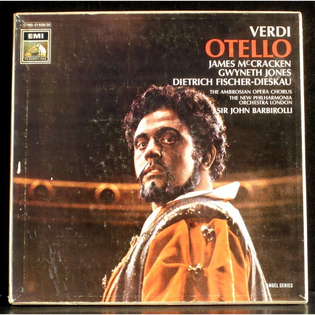 Verdi otello barbirolli gwyneth jones james mccraken fischer-dieskau by ...