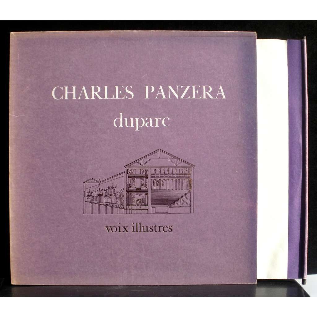 Duparc mélodies by Charles Panzéra 1935 & 1939, LP 180220 gr with