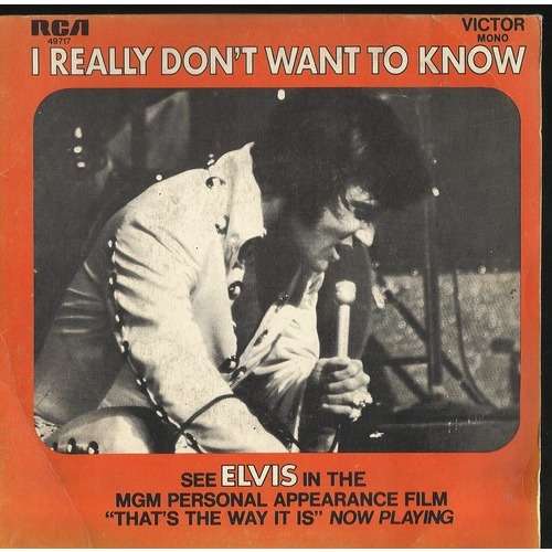  i really don't want to know 