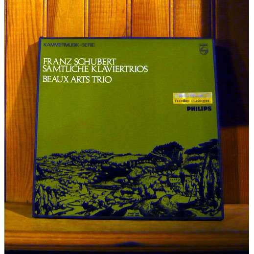 Schubert complete piano trios by Beaux Arts Trio, LP x 2 with