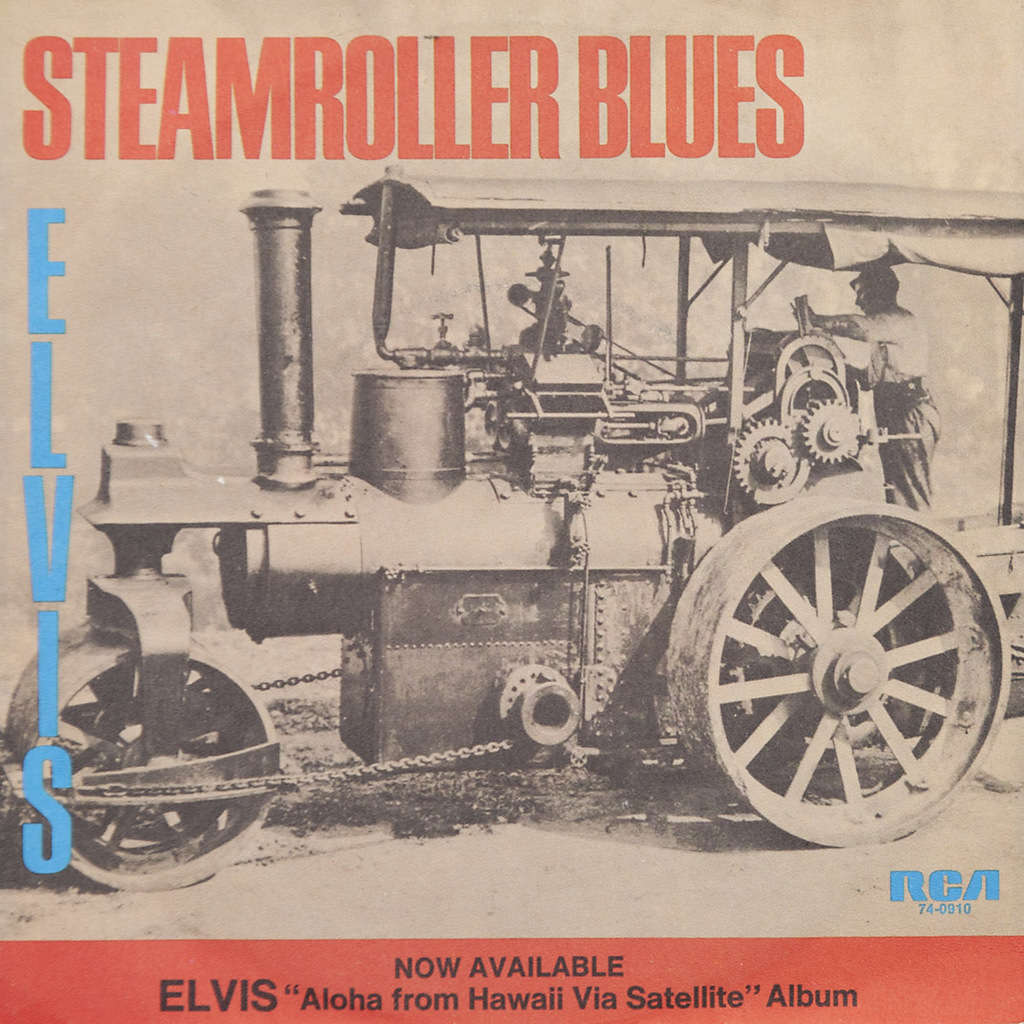 Steamroller blues  fool de Elvis Presley, SP chez rabbitrecords -  Ref:115966024