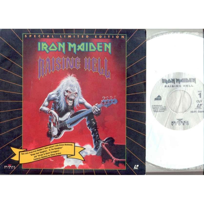 Raising hell (usa 1993 promo-only 2-trk 8inch laserdisc video unique ps ...