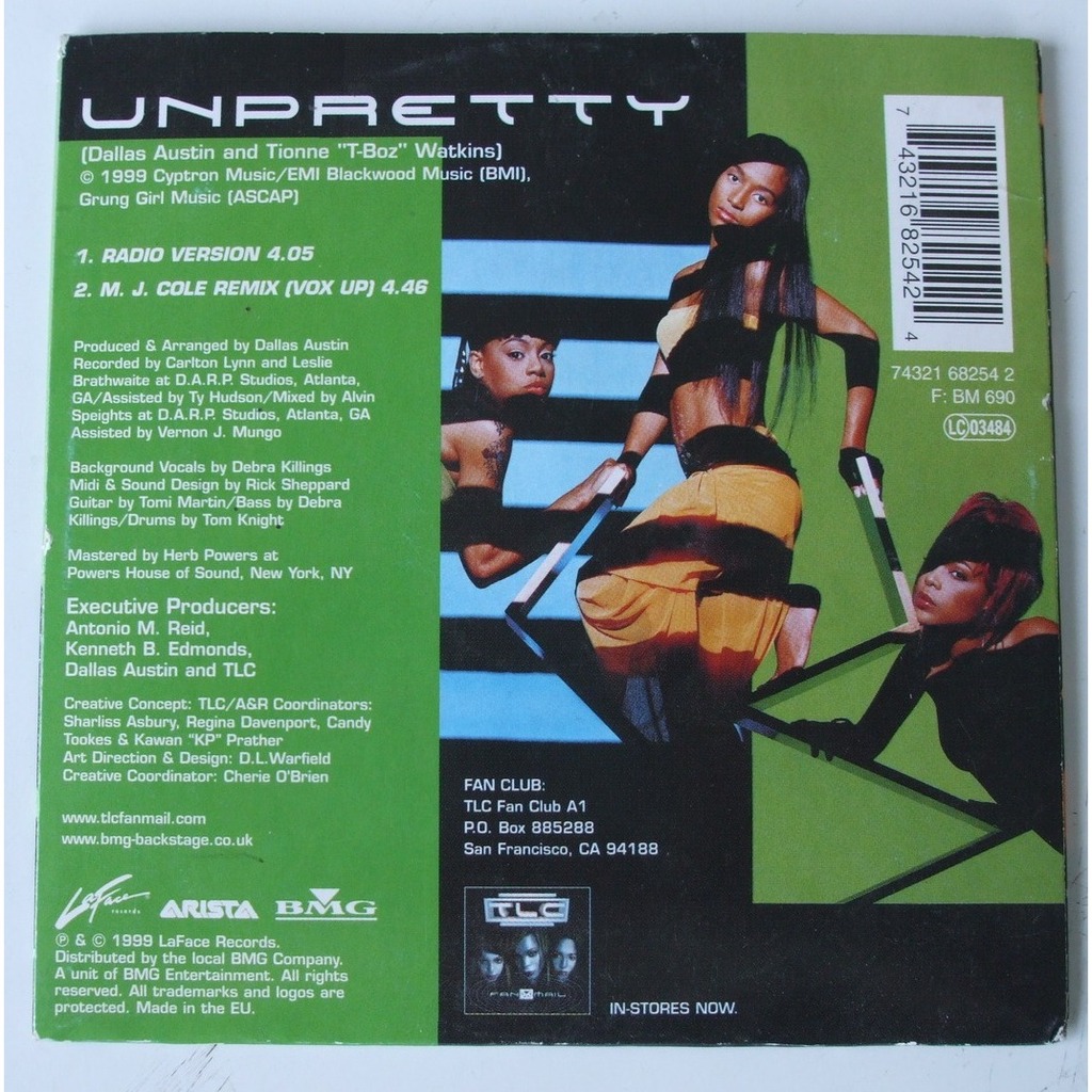 Unpretty by Tlc, CDS with dom88 Ref116285376