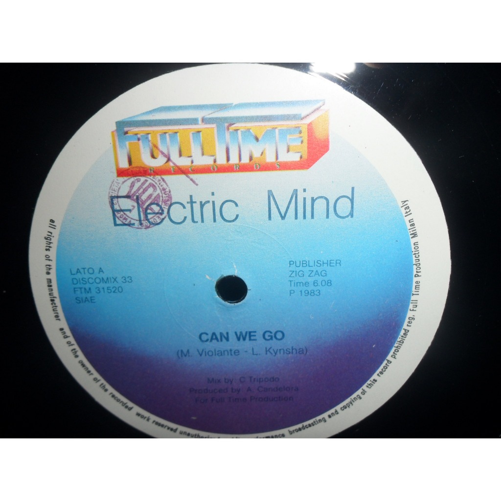 Can we go by Electric Mind, 12inch with blackfunksoul Ref116332881