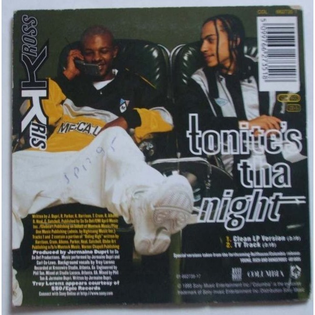 Tonite's tha night by Kris Kross, CDS with dom88 Ref116410494