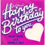 DAISY DAZE AND THE BUMBLE BEES - Happy Birthday To You - 7inch (SP)