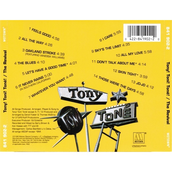  Tony ! Toni ! Tone !  -  the revival 