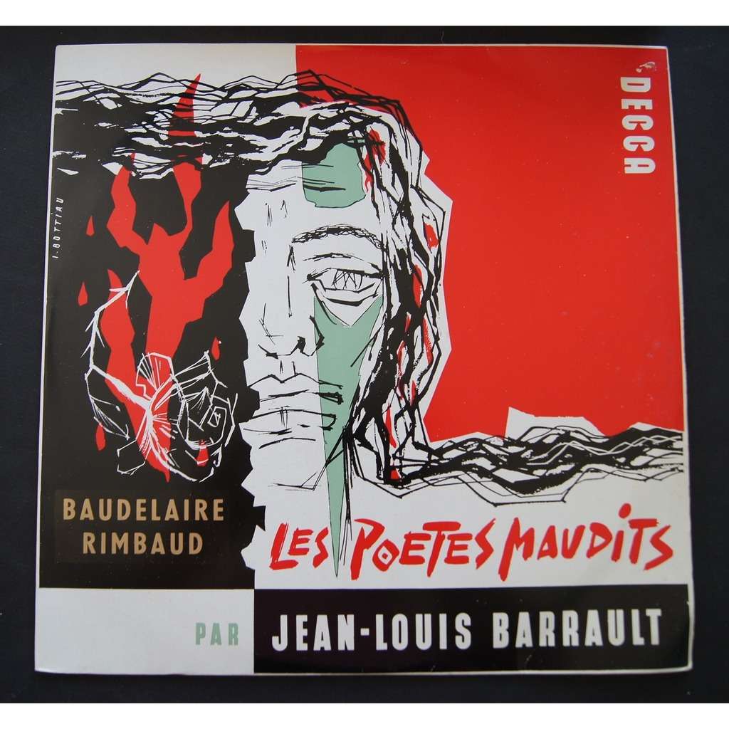 Les poetes maudits, baudelaire, rimbaud by Barrault Jean Louis, LP with ...