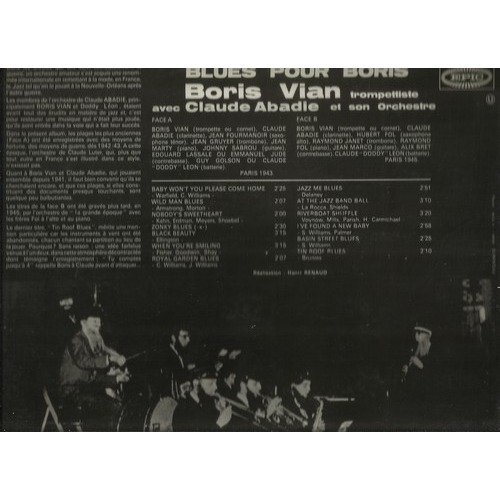  boris vian claude abadie  -  blues pour boris 