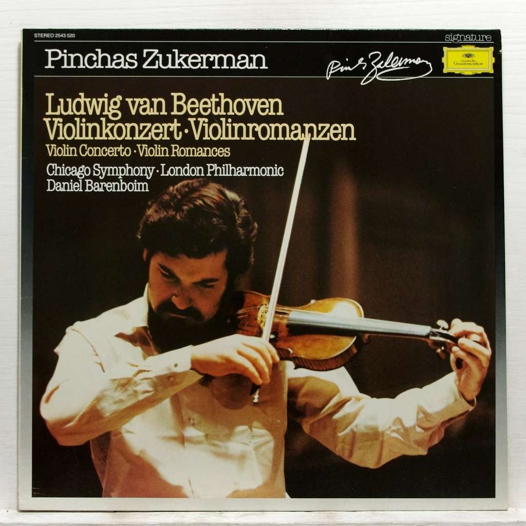 Beethoven violin concerto / violin romances by Pinchas Zukerman, LP with elyseeclassic Ref