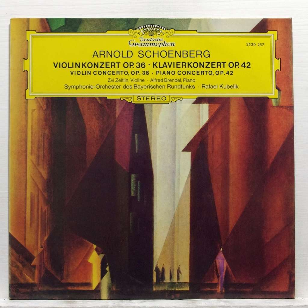 Schoenberg violin concerto op.36 piano concerto op.42 by Zvi Zeitlin