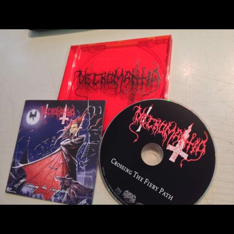 NECROMANTIA crossing the fiery path. limited edition, CD for sale