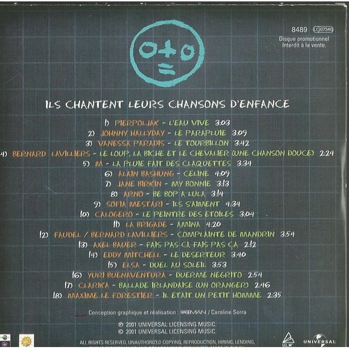  johnny hallyday arno vanessa paradis bashung  -  ma chanson d'enfance promo 