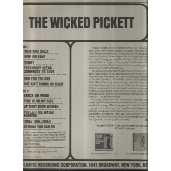  wilson pickett  -  the wicked pickett 