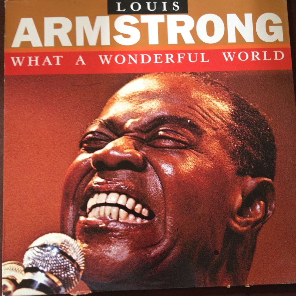 What A Wonderful World By Louis Armstrong LP With Hossana Ref 117165282