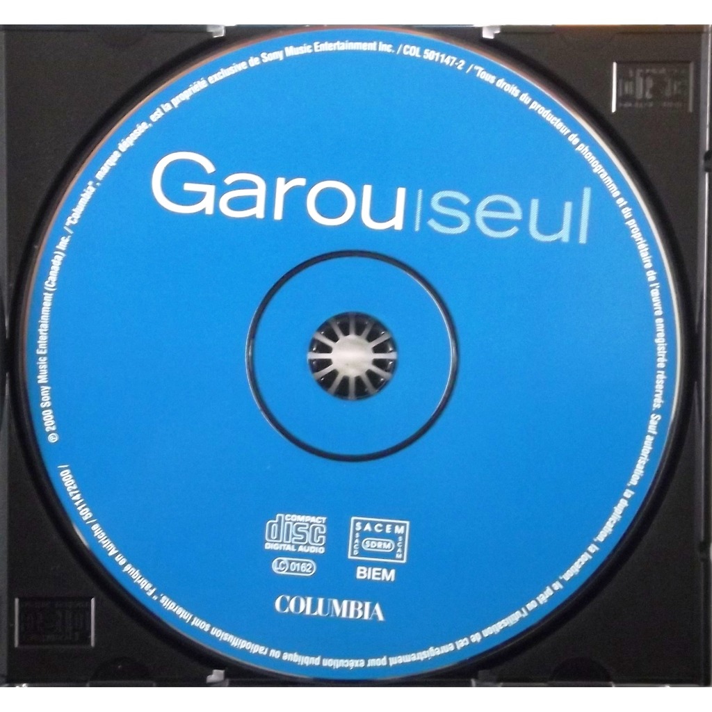 Seul (14 tracks) de Garou, CD chez vinyl59 Ref117214181